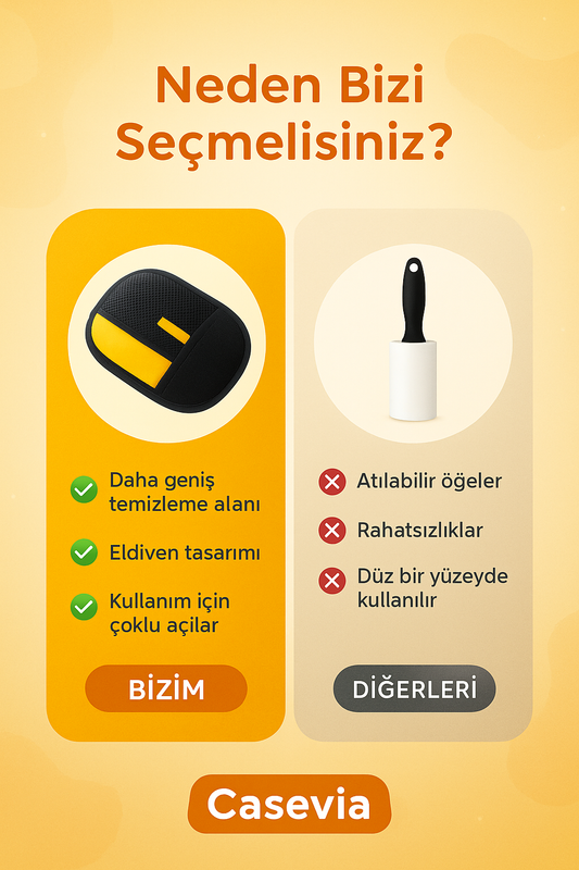 Tüy Temizleme Eldiveni