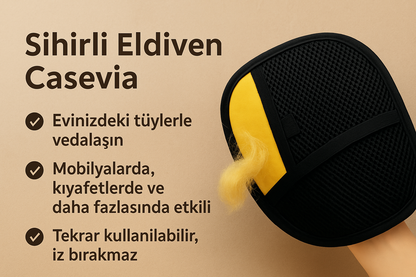 Tüy Temizleme Eldiveni
